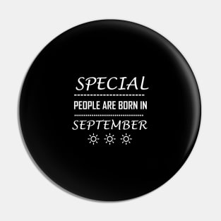 special people are born in September,September Pin