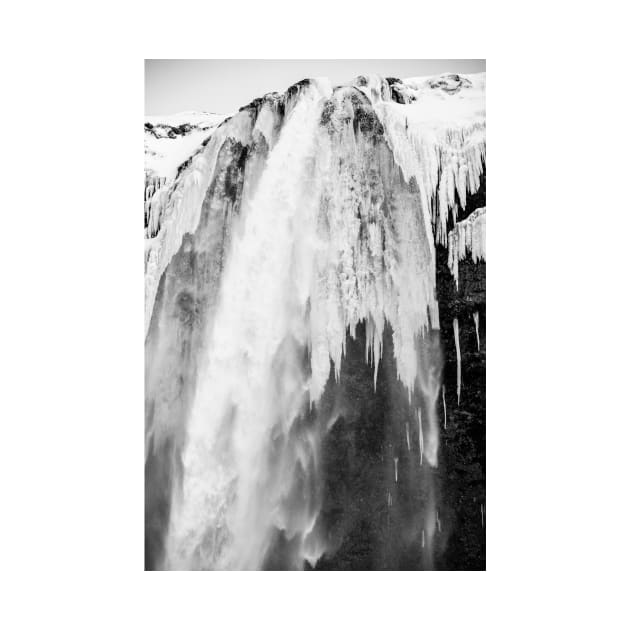 Waterfall B&W by Kate-P-