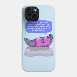 Le mariage n'est pas pour tou-te-s Phone Case