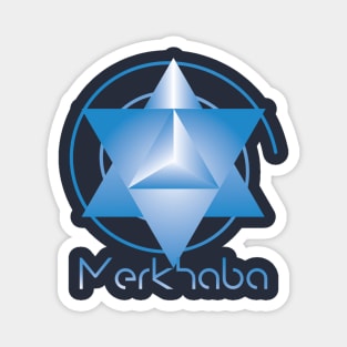 Blue Merkhaba Symbol Magnet