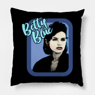 Beatrice Dalle Betty Blue Retro Tribute Pillow