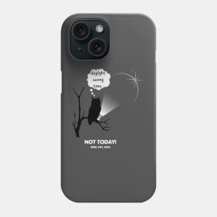 Solar Eclipse or Daylight Saving| Frustrated Owl Phone Case