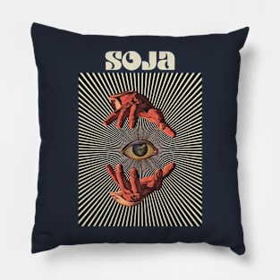 Hand Eyes Soja Pillow