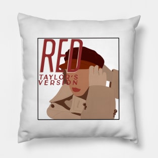 Red Taylor’s Version Pillow