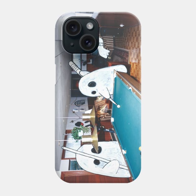 Ghosts Playing Pool Phone Case by Ghosts by Sarah