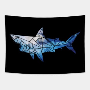 Origami Shark Tapestry