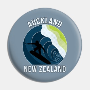 Auckland New Zealand Pin