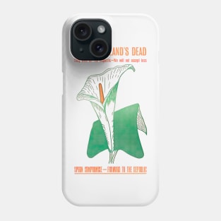 Honour Ireland's Dead Easter Lily Vintage Poster Phone Case