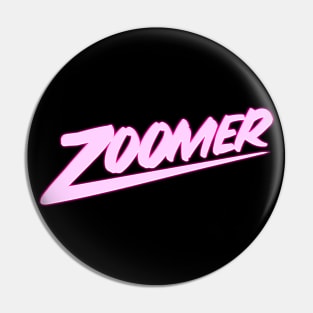 Zoomer Neon Pink Pin