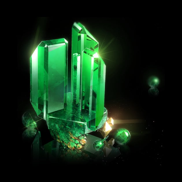 Fantasy Birthstone, May, Emerald by cluseller