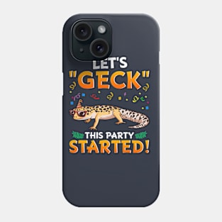 Gecko Let's Get This Party Started Lizard Phone Case