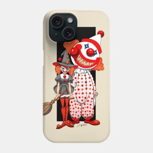 clown witch Phone Case