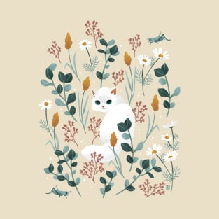 Cat in the meadow T-Shirt