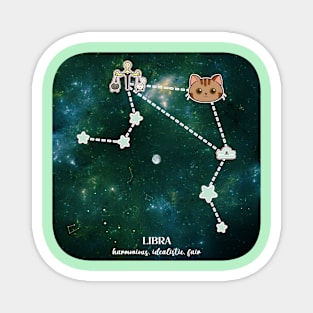 Catstellation-Libra Magnet