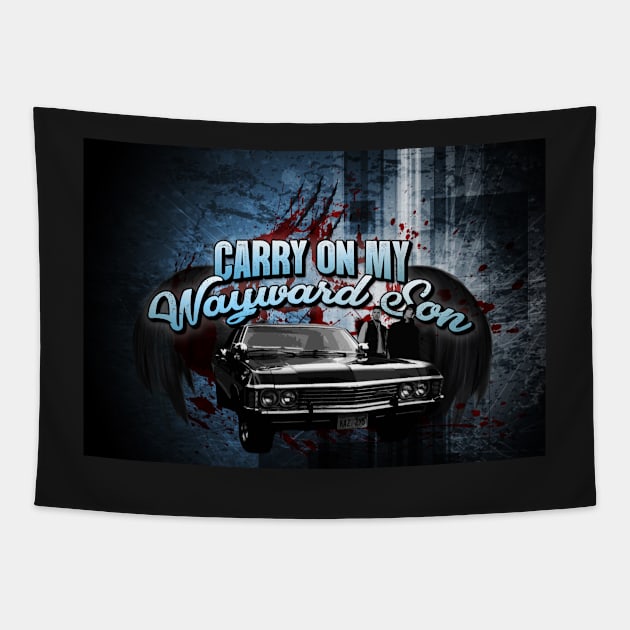 Carry On Supernatural Tapestry by winchestermerch