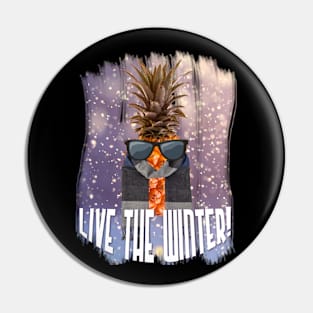 Live the winter Pin