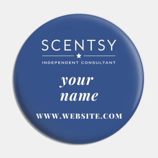 scentsy independent consultant gift ideas with custom name and website Pin