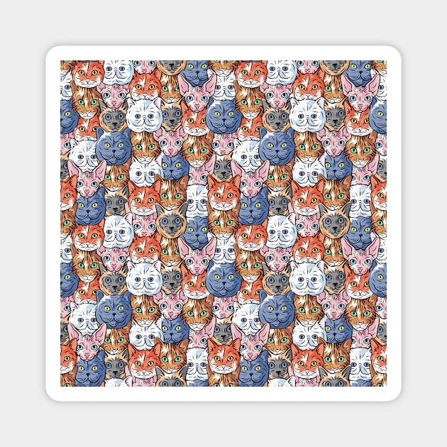 Cat Lover Magnet by kascreativity