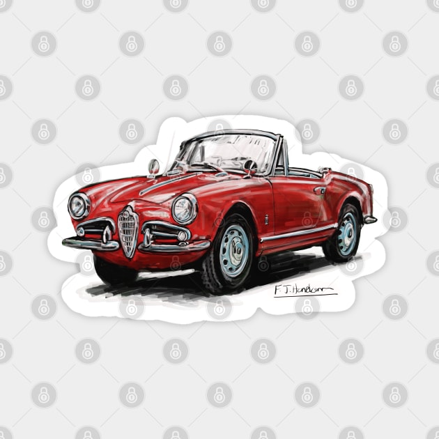 Alfa Romeo Giulietta Veloce Magnet by Francohanekom