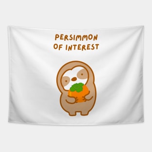 Person of Interest Persimmon Sloth Tapestry