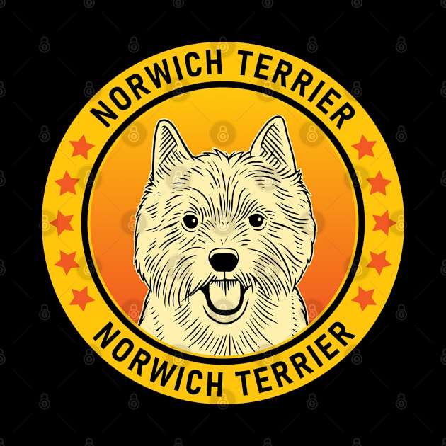 Norwich Terrier Dog Portrait by millersye