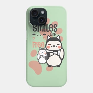 Smiles are free Phone Case