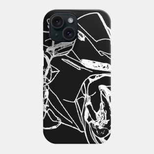 Outline Motorcycle Phone Case