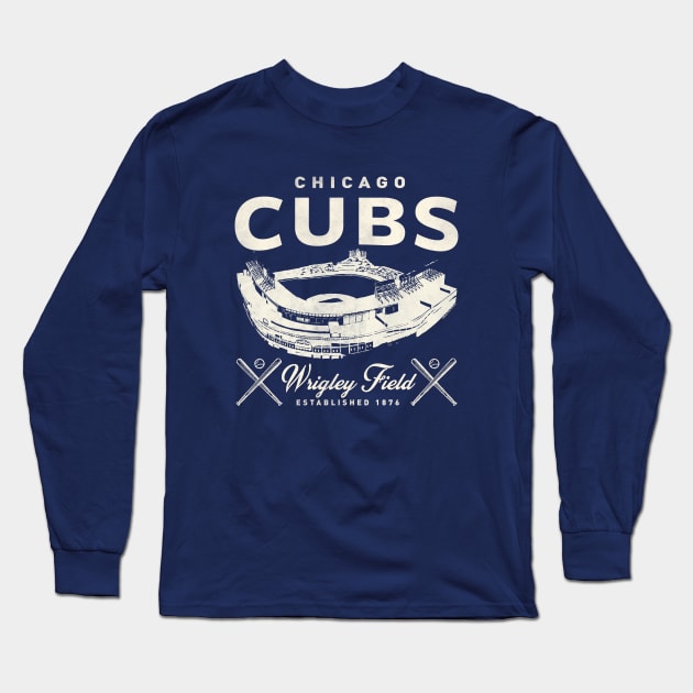 Chicago Cubs Wrigley Field By Buck Tee T-shirt