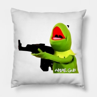 Muppets With Gun Pillow