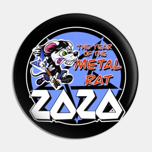 2020 METAL RAT Pin