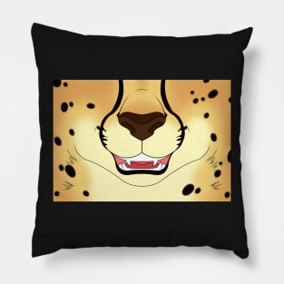 Cheetah Face Pillow