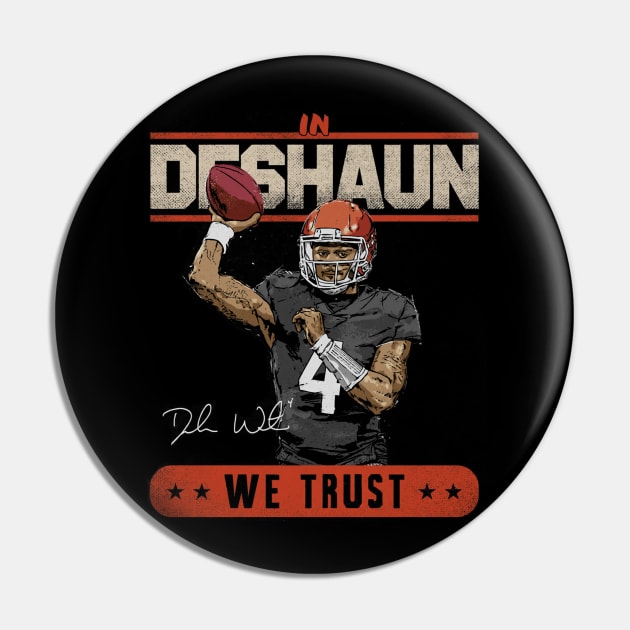 Deshaun Watson Cleveland Trust Pin by danlintonpro