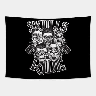 Skulls of Ride Tapestry