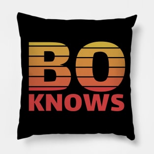 Retro bo knows Pillow