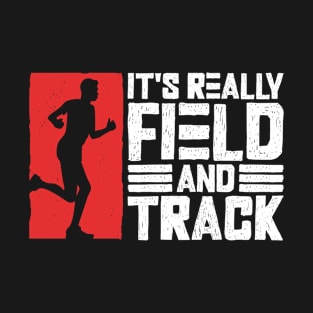 Track And Field Athlete Running Jumping Throwing T-Shirt