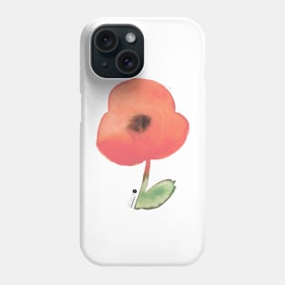 Red Poppy Phone Case