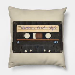 Classic Rock Mix Tape Pillow