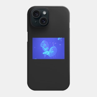 Jellyfish Blue 1 Phone Case