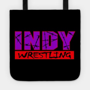 Indy Wrestling Outlined in Red Tote