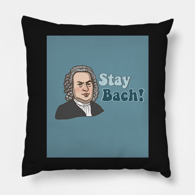 JS Bach Mask Pillow by KatiaMart