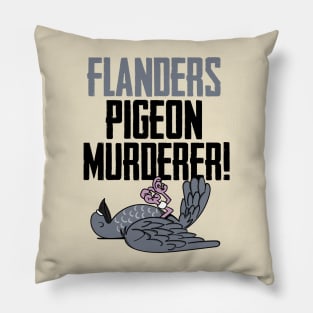 General Melchett Flanders Pigeon Murderer Pillow