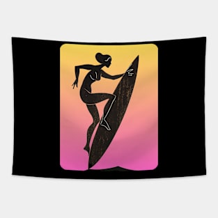 Surfer GRL Tapestry