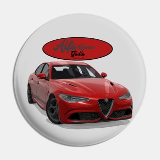 ALFA ROMEO Giulia Rosso Pin