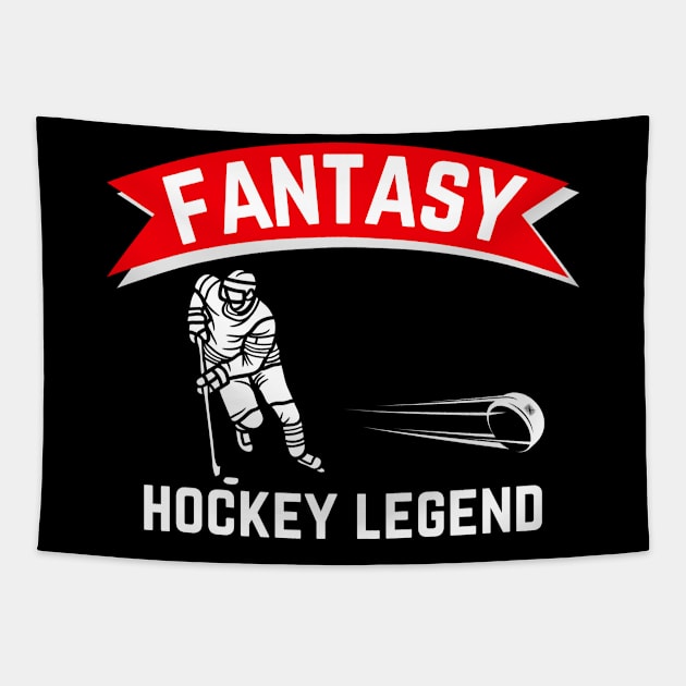 Fantasy Hockey Legend Tapestry by NICHE&NICHE