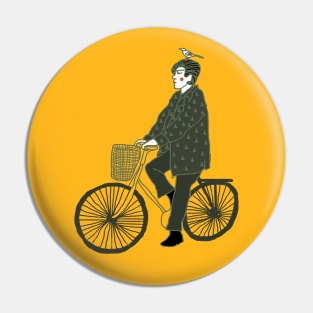 Bird & Bike Pin