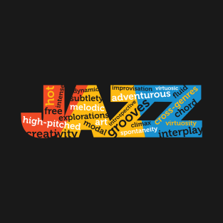 Jazz Colorful Modern Concept T-Shirt