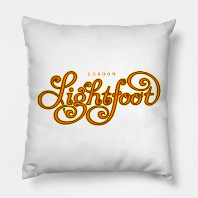 Gordon Lightfoot Tribute Pillow by konealfares