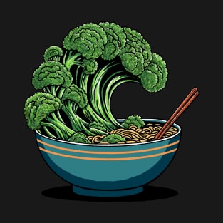 The Great Wave off Broccoli T-Shirt
