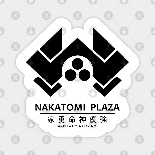 nakatomi plaza Magnet by Royasaquotshop