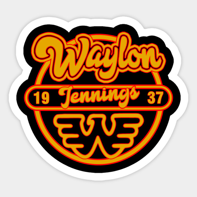 Waylon 1937 Waylon Jennings Pegatina Teepublic Mx
